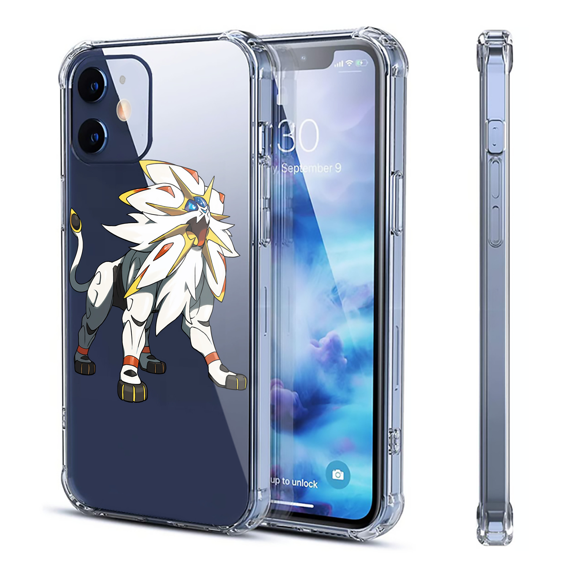 （画像用） ポケットモンスター Pokémon 【iPhone 12シリーズ対応】透明スマホケース（クリアソフトケース）